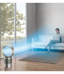 Air projection across the room.